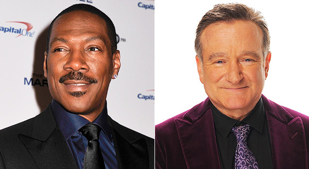 エディ・マーフィ＆ロビン・ウィリアムズ-(C)Getty Images
