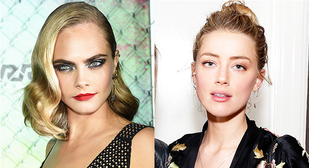 カーラ・デルヴィーニュ＆アンバー・ハード-(C)Getty Images