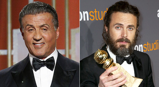 シルべスター・スタローン-＆ケイシー・アフレック-(C)Getty Images