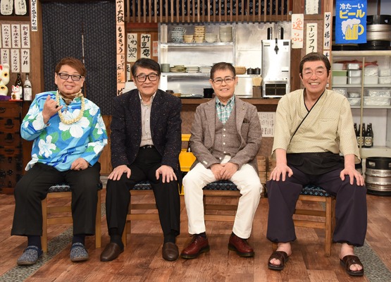 高木ブー、仲本工事、加藤茶、志村けん／テレビバラエティ番組「志村けんのだいじょうぶだぁスペシャル」の囲み取材