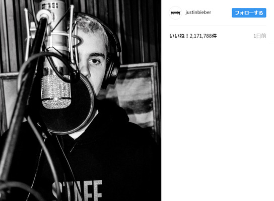 ジャスティン・ビーバー (C) Instagram