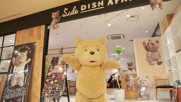 その可愛さにラブコール「ted」の世界をたっぷり堪能「Ted Café&Bar」