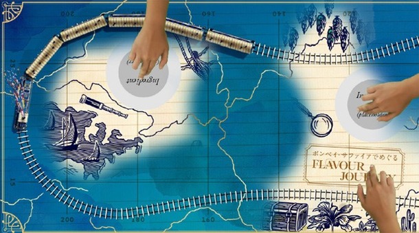 「Flavour Journey  Express by BOMBAY SAPPHIRE ～香りを愉しむ列車の旅～」デジタル演出