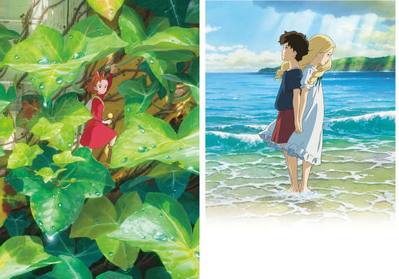 『借りぐらしのアリエッティ』　（C）2010 Studio Ghibli・NDHDMTW　＆　『思い出のマーニー』　（C）2014 Studio Ghibli・NDHDMTK