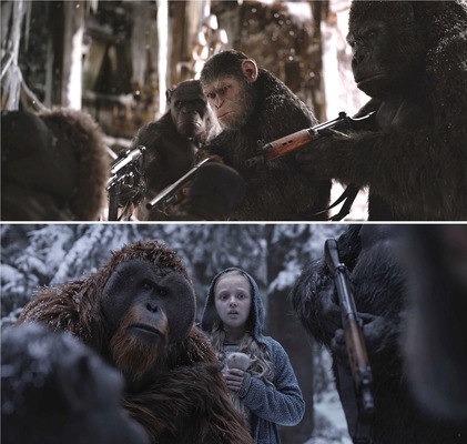 『猿の惑星：聖戦記(グレート・ウォー)』（C）2017 Twentieth Century Fox Film Corporation