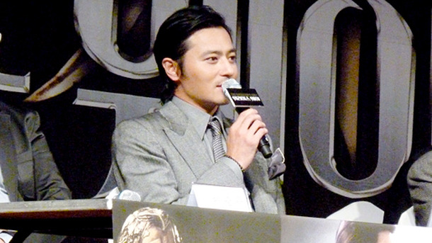 釜山国際映画祭に登場したチャン・ドンゴン　photo：Ayako Ishizu