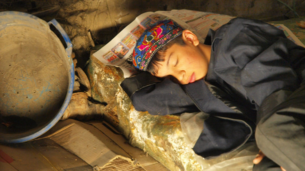 ウイグルからきた少年