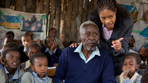 おじいさんと草原の小学校