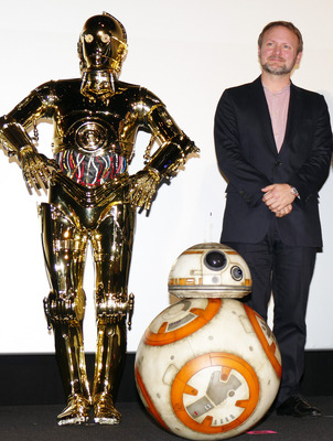 ライアン・ジョンソン監督＆BB-8＆C-3PO