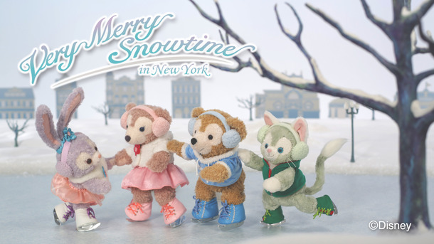 ディズニー ダッフィーたちが仲良くスケート ほっこり冬 動画公開 Cinemacafe Net