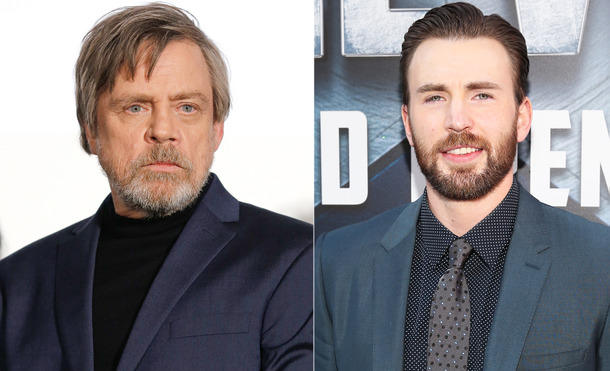 マーク・ハミル＆クリス・エヴァンス -(C) Getty Images
