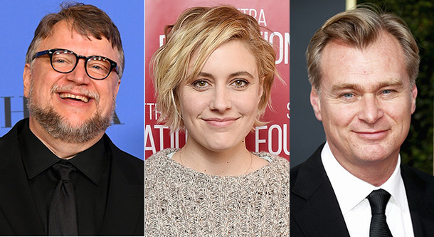 ギレルモ・デル・トロ＆グレタ・ガーウィグ＆クリストファー・ノーラン -(C)Getty Images