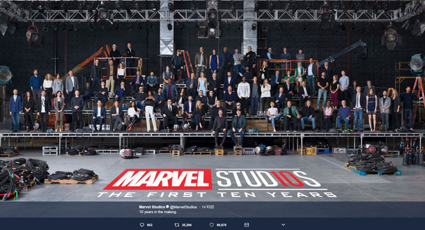 Marvel Studios（@MarvelStudios）Twitterより