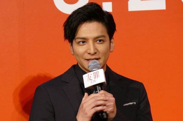 本当に雨男？　生田斗真／『友罪』完成披露試写会