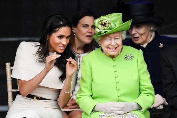 メーガン妃＆エリザベス女王-(C)Getty Images