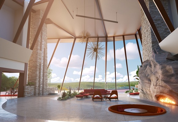 『インクレディブル・ファミリー』ヒーロー一家豪邸画像（C）2018 Disney/Pixar. All Rights Reserved.　