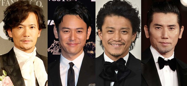 稲垣吾郎＆妻夫木聡＆小栗旬＆本木雅弘 (C) Getty Images