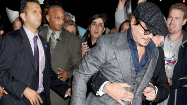 25日、『The Rum Diary』のN.Y.プレミアにて　-(C) Photoshot/AFLO