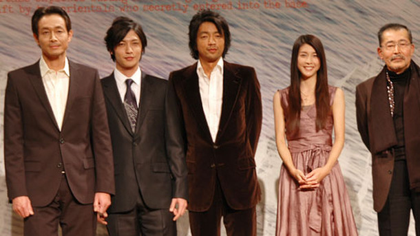 大沢たかお 竹内結子 玉木宏のトリプル初共演 ミッドナイトイーグル 製作発表記者会見 Cinemacafe Net