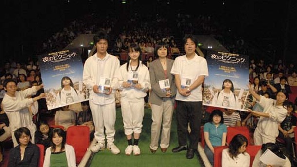 『夜のピクニック』恩田陸、長澤雅彦監督、多部未華子、石田卓也舞台挨拶メイン