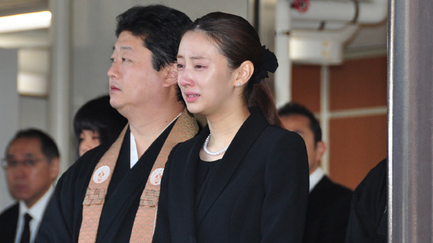 12月24日、森田芳光監督の葬儀・告別式にて