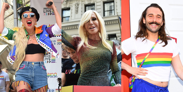 レディー・ガガ＆ドナテラ・ヴェルサーチ＆ジョナサン・ヴァン・ネス