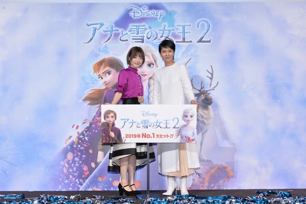 松たか子 神田沙也加 アナ雪2 を 一緒にみにいきました 4年ぶりイベント登壇 Cinemacafe Net