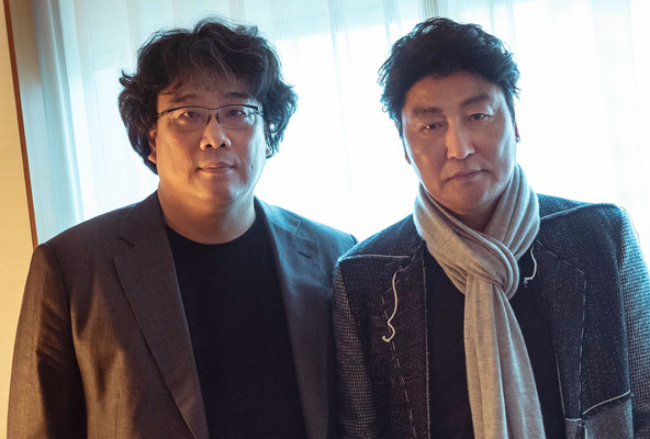 ポン・ジュノ監督＆ソン・ガンホ『パラサイト 半地下の家族』／photo：You Ishii