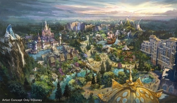 開業時期を変更したTDS大規模エリア「ファンタジースプリングス」(C) Disney