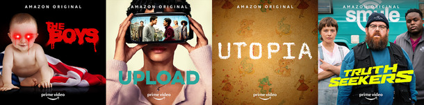 「ザ・ボーイズ」「アップロード ～デジタルなあの世へようこそ～」「Truth Seekers」「Utopia」