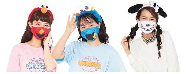 Usj エルモやスヌーピーになれちゃう カチューシャとセットで楽しめるマスク登場 Cinemacafe Net