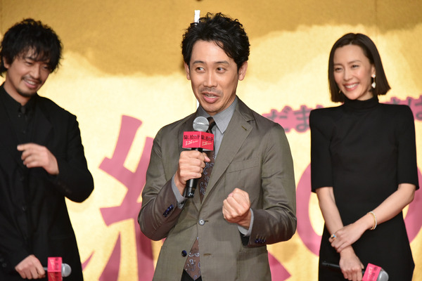 『騙し絵の牙』騙し合いバトル開幕式（C）2021「騙し絵の牙」製作委員会