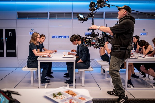 『ヴォイジャー』メイキング（C）2020 VOYAGERS FINANCING AND DISTRIBUTION, LLC. ALL RIGHTS RESERVED.