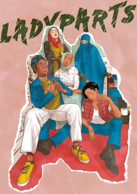 マキヒロチによるオリジナルイラスト「絶叫パンクス　レディパーツ！」イラスト