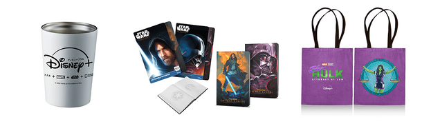 タンブラー、「オビ＝ワン・ケノービ」ノート、「シー・ハルク：ザ・アトーニー」トートバッグ