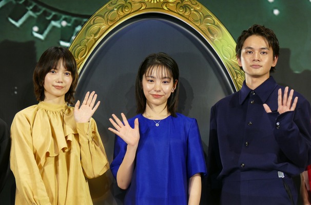 『かがみの孤城』プレミアイベント　當真あみ、北村匠海、宮崎あおい