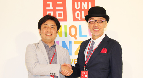 “1日店長”となったテリー伊藤＆松本店長 in 「ユニクロ」銀座店1周年記念トークショー