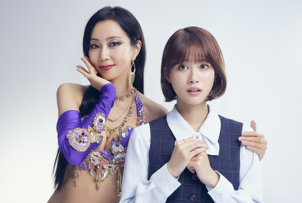 田中さん（左・木南晴夏）のファンになってしまう倉橋朱里役に生見愛瑠（右）「セクシー田中さん」