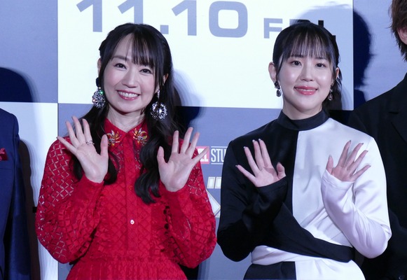 『マーベルズ』ジャパンプレミア／水樹奈々（キャプテン・マーベル／キャロル・ダンヴァース役）、村中知（モニカ・ランボー役）