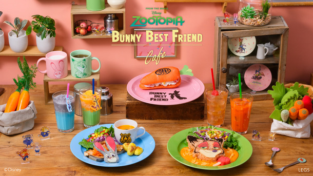 「「Zootopia」BUNNY BEST FRIEND OH MY CAFE」©Disney