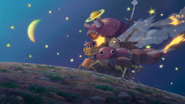新CM「ジブリパーク ゆっくりきて下さい。動く城編」スチール　Ⓒ 2024 Hayao Miyazaki, Studio Ghibli