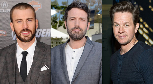 クリス・エヴァンス、ベン・アフレック、マーク・ウォルバーグ -(C) Getty Images