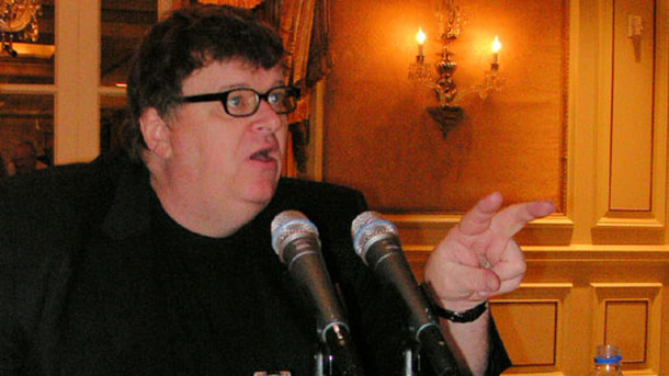 ムーア節がこの日も炸裂。N.Y.で会見を開いたマイケル・ムーア監督