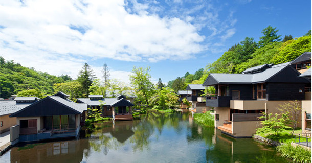星のや 軽井沢 森スパ