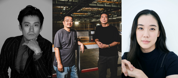 Netflixシリーズ「ガス人間」左：ヨン・サンホ（エグゼクティブプロデューサー・脚本）、右：片山慎三（監督）