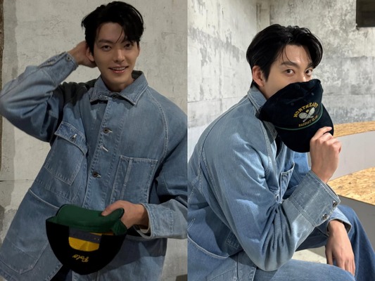 キム・ウビン、爽やかすぎる“理想の彼氏ショット”。お茶目な魅力爆発！【PHOTO】