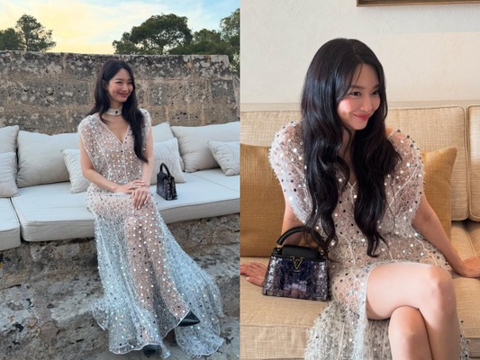 女優シン・ミナが魅せた抜群の存在感。ルイ・ヴィトンの海外イベントできらめいた！「どこへ行っても女神」【PHOTO】