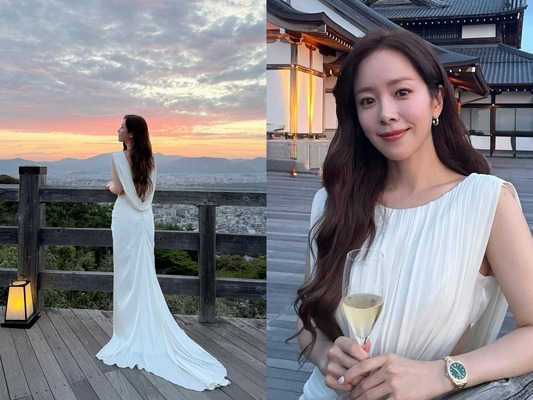 ハン・ジミン、京都で魅せた“異次元の美しさ”にファンもため息…大胆ドレス姿に「女神降臨」【PHOTO】