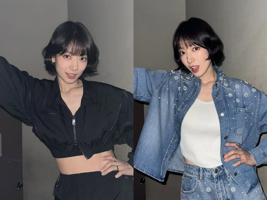 パク・シネ、日本での“愛らしい”舞台裏ショット。ボブヘアが似合いすぎる！【PHOTO】