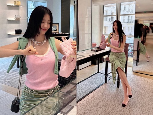 『トンイ』パク・ハソン、パリのシャネルでショッピング！“一児の母”の優雅な日常に「憧れる」【PHOTO】